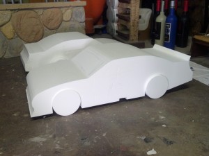 1/2 scale foam NASCAR